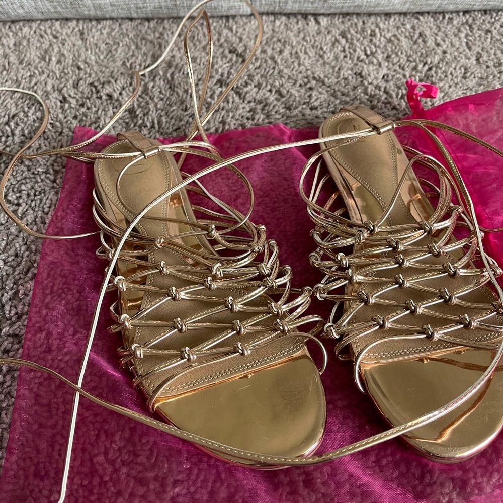 Rose Gold Gladiator Sandal